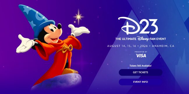 D23 Fan Club website preview